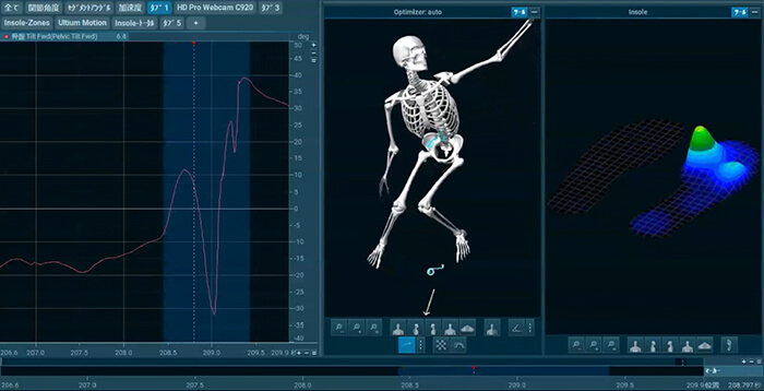 myoMOTION(IMU 14点)+ インソール型足圧センサー